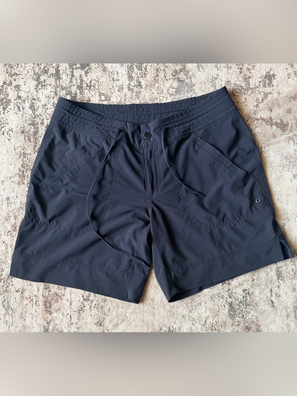 Athleta Women's Black Rincon Bermuda Shorts